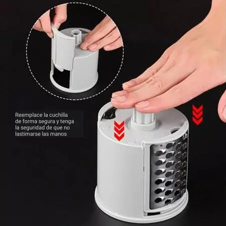 RallaPro™ Picador & Rallador 3en1 Cuchilla en acero inoxidable