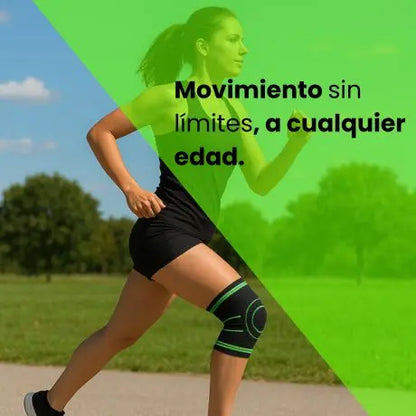 Rodillera de Compresión Premium FlexiKnee™ — Soporte real para tu día a día (con parches de regalo)