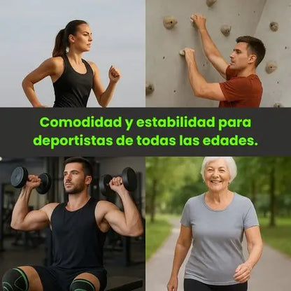 Rodillera de Compresión Premium FlexiKnee™ — Soporte real para tu día a día (con parches de regalo)