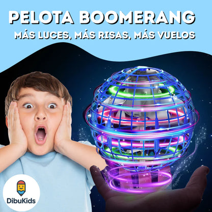 Bola de orbe voladora con luces deslumbrantes (2x1)