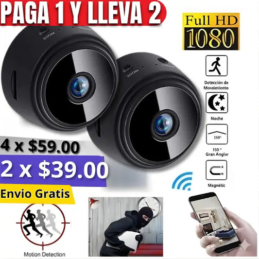 Cámara Mini Espía para toda ocacion Paga 1 Lleva 2