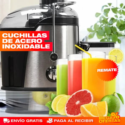 NutriPress 800W™ – Extractor de Jugos 3 en 1