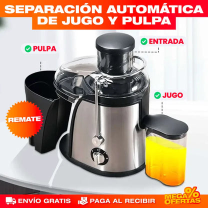 NutriPress 800W™ – Extractor de Jugos 3 en 1