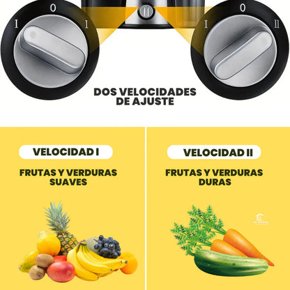 NutriPress 800W™ – Extractor de Jugos 3 en 1