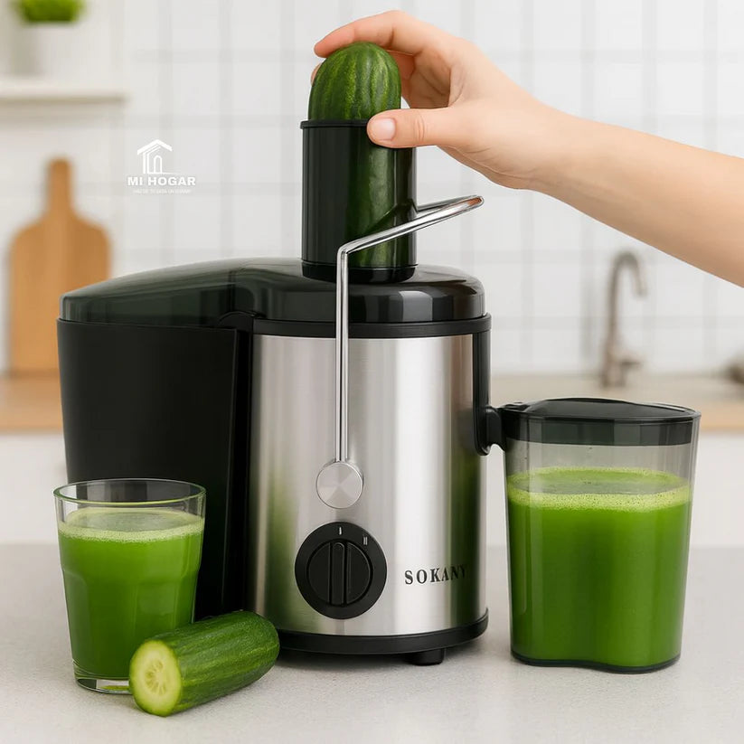 NutriPress 800W™ – Extractor de Jugos 3 en 1