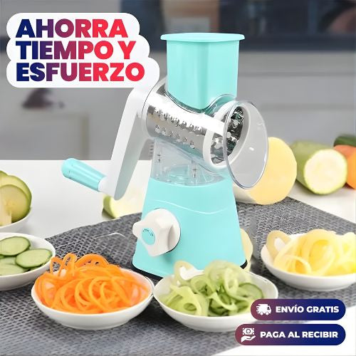 RallaPro™ Picador & Rallador 3en1 Cuchilla en acero inoxidable