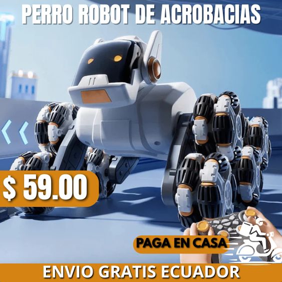 Perro Robot 2.4G™ acrobático con control remoto