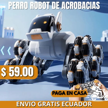 Perro Robot 2.4G™ acrobático con control remoto