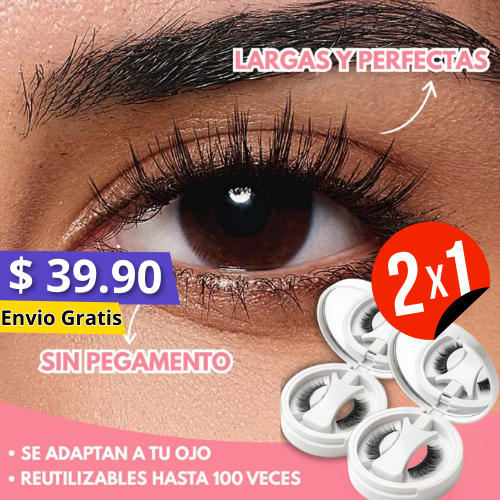MagnaPro™ – Pestañas Magnéticas 2x1, Resalta Tu Mirada en Segundos