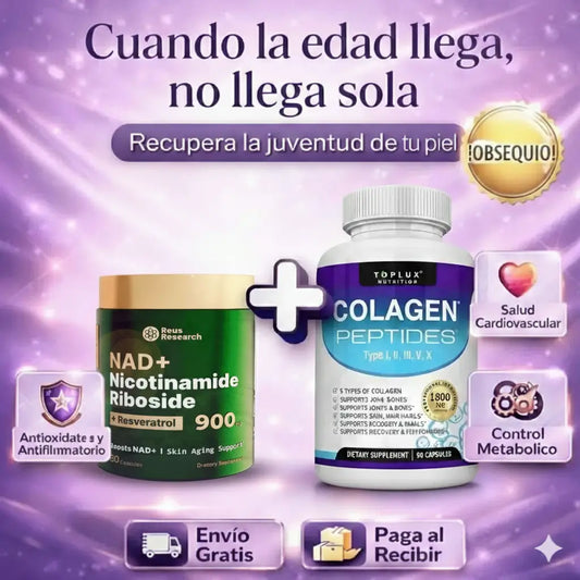 PACK NATURA Colágeno + Resveratrol para Piel y Vitalidad