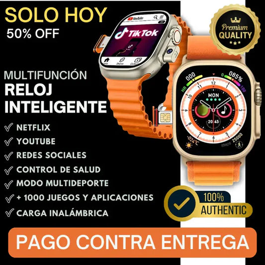 Reloj inteligente T800 con funciones de celular