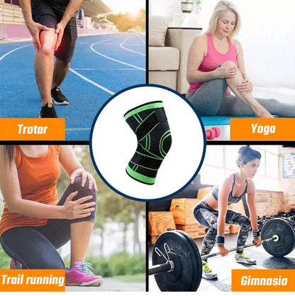 Rodillera de Compresión Premium FlexiKnee™ — Soporte real para tu día a día (con parches de regalo)