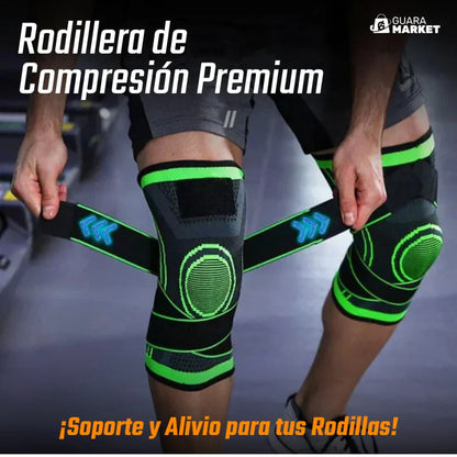 Rodillera de Compresión Premium FlexiKnee™ — Soporte real para tu día a día (con parches de regalo)
